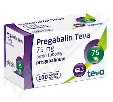 Pregabalin Teva 75mg cps.dur.100