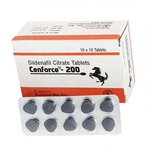 Cenforce 200mg - Sildenafil citrát - 100 tablet - Pharmacy-EU