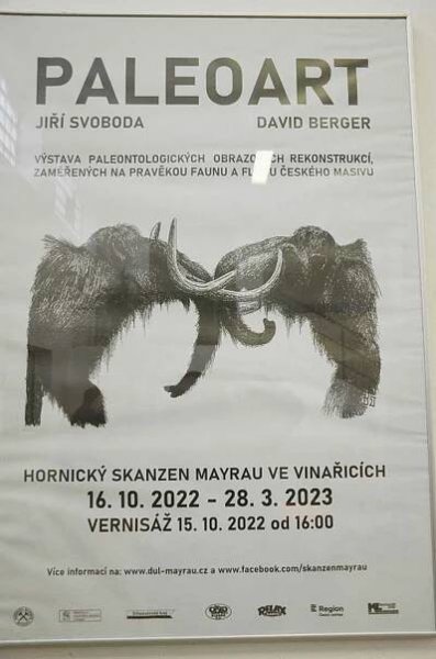 Výstava paleolitu na Mayrovce v Kladně.