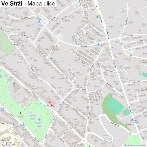 Ve Strži - mapy | Kurzy.cz