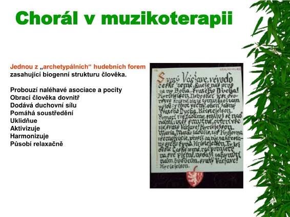 PPT - Muzikoterapie PowerPoint Presentation, free download - ID:4617846