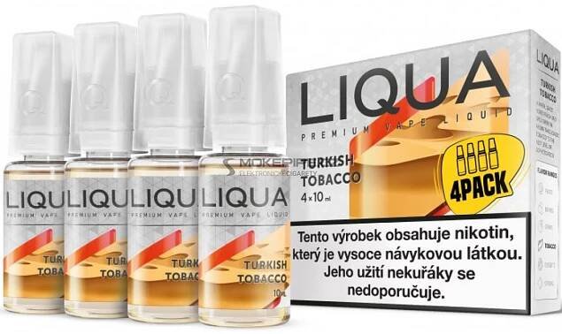 Liquid LIQUA Elements 4Pack Turkish tobacco 4x10ml-12mg (Turecký tabák) - SmokePipe.cz