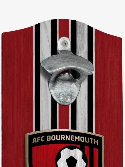AFC Bournemouth Wooden Bottlecap Opener Sign - Image 6