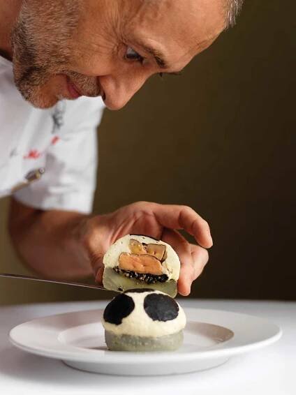 Michel Roux's fine cuisine