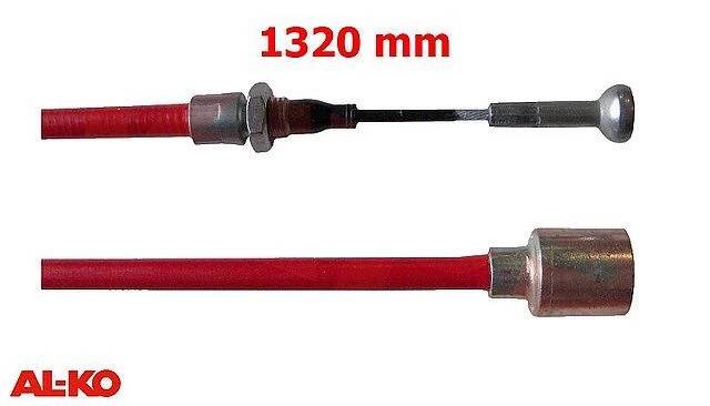 Lanovod brzdový AL-KO Profi Long life 1320/1516 mm rychlomont. (s čočkou)