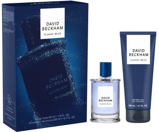 David Beckham Classic Blue dárková sada pro muže