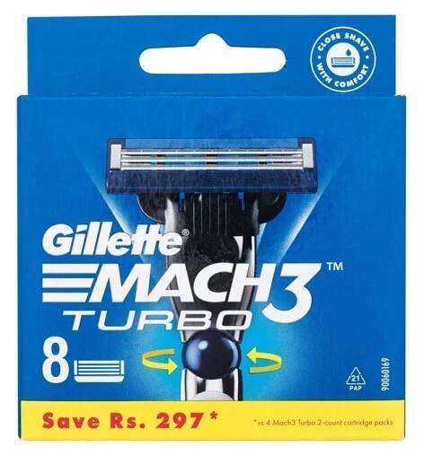 Gillette Mach3 Turbo náhradní břity 8 ks od 570 Kč