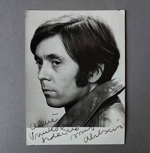 ORIGINÁL AUTOGRAM NA DOBOVÉ FOTOGRAFII-JOSEF ABRAHÁM