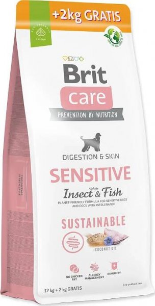Brit Care Dog Sustainable Adult Digestion and Skin Sensitive Insect/Fish