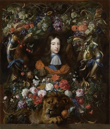 Jan Davidsz de Heem, Portrait de Guillaume III d'Orange, vers 1661-1672.