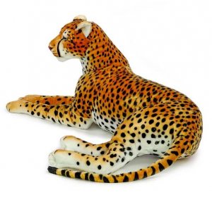 Velký plyšový gepard ležící 132 cm + ocas 60 cm | Bezvazboží.cz 