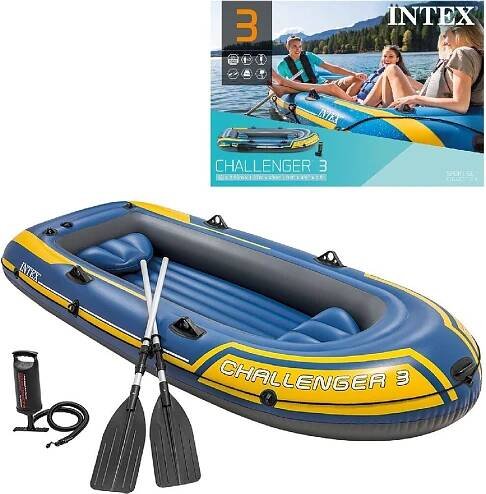 INTEX Člun pro 3 osoby Challenger 3 set