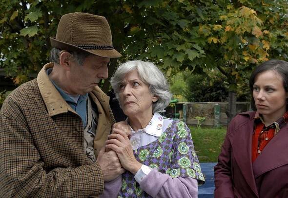 Místo činu - Smrt mezi zahrádkáři - Z filmu - Peter Rühring, Renate Becker, Eva Löbau