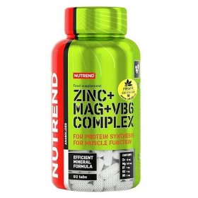 Nutrend Zinc+Mag+VB6 Complex vitamínů a minerálů 60 tablet