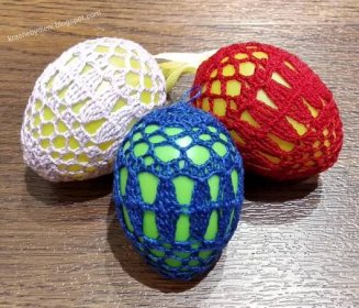 Krásné bydlení: 10+1 návodů na háčkované kraslice a háčkovaná vajíčka - Velikonoce 2020 Easter Egg Pattern, Crochet Doilies, Handmade, Stitches, Crocheted Afghans, The Creation, Punto De Cruz