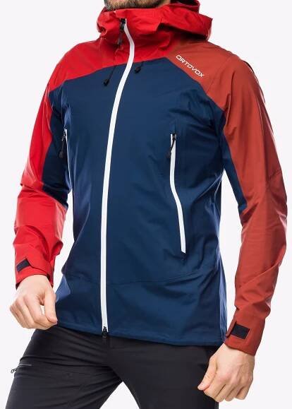 Bunda s membránou Ortovox Westalpen 3L Light Jacket - deep ocean