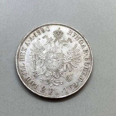 66) 2 FLORINY 1890 - Numismatika