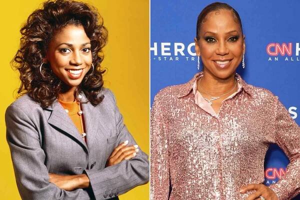 HANGIN' WITH MR. COOPER, Holly Robinson Peete, 1992-1997. ph: Jeff Katz / TV Guide /© ABC / Courtey Everett Collection; NEW YORK, NEW YORK - DECEMBER 11: Holly Robinson Peete poses backstage during the 16th annual CNN Heroes: An All-Star Tribute at the American Museum of Natural History on December 11, 2022 in New York City. (Photo by Kevin Mazur/Getty Images for CNN)