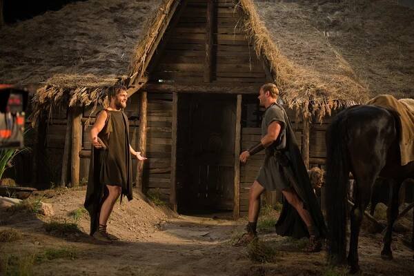 Liam McIntyre, Kellan Lutz - Herkules: Zrození legendy - Z natáčení