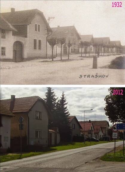 Přehled srovnávacích fotek: STRAŠKOV (Ústecký kraj)