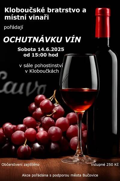 Ochutnávka vín Kloboučky: Bučovice