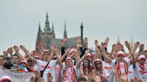 Fanoušci pražské Slavie se vydali na pochod z Vršovic na Letnou na derby se Spartou