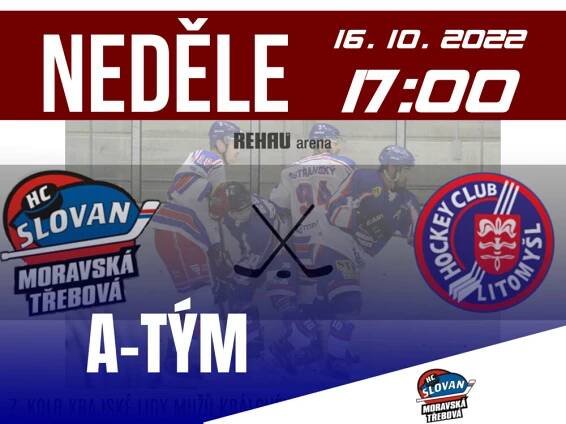 A-TÝM: Slovan se vrací do zápasového tempa, v neděli hostí Litomyšl – HC Slovan Moravská Třebová