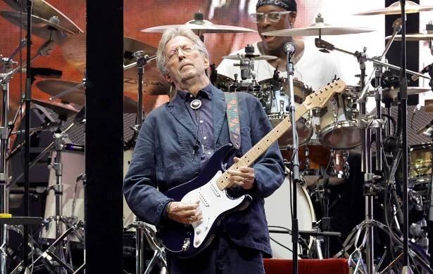 Eric Clapton performs live