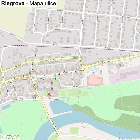 Riegrova - mapy | Kurzy.cz