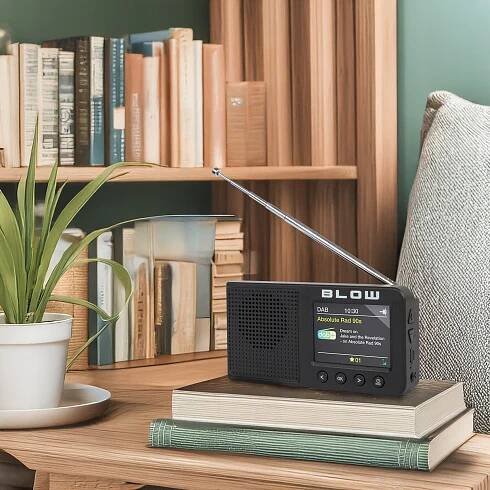 KUCHYŇSKÉ RÁDIO STAVEBNÍ PŘENOSNÝ DISPLEJ BLUETOOTH DAB+ FM AUX USB-C Kód výrobce 77-573#