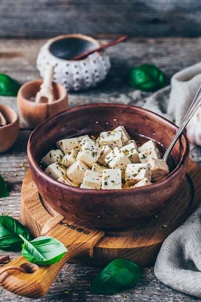 vegan Tofu Feta cheese recipe
