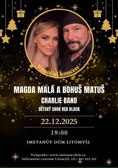 Město Litomyšl - kalendář akcí - Bohuš Matuš a Magda Malá - Vánoční koncert