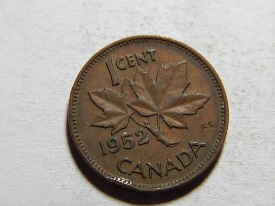 Kanada 1 Cent 1952 VF č35218