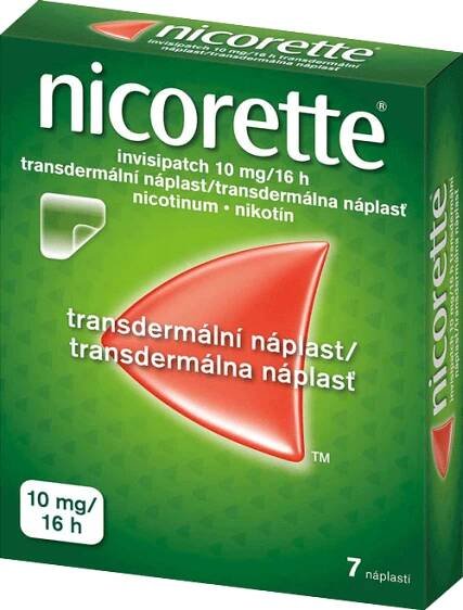 Nicorette® invisipatch 10 mg/16 h transdermální náplast