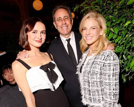 Maude Apatow, Jerry Seinfeld, Jessica Seinfeld