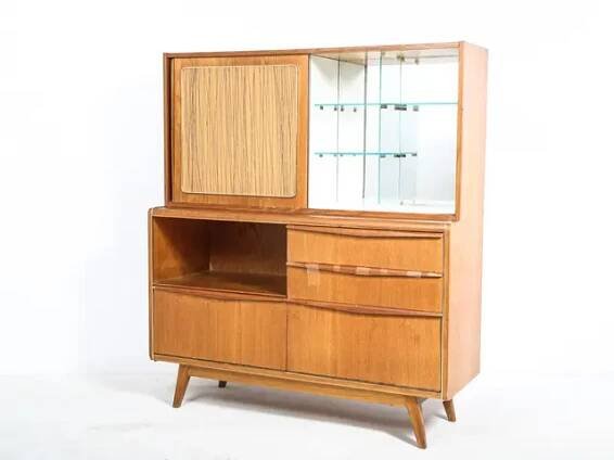 (10) Komoda, příborník, vitrína, bufet, retro