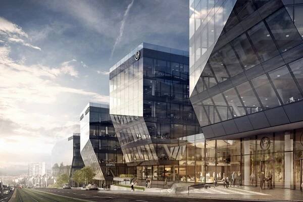 Jedním z nejnovějších developerských projektů v Praze kombinující kancelářské prostory s obchodními je Centrum Bořislavka na Praze 6. Zdroj: Bořislavka Centrum