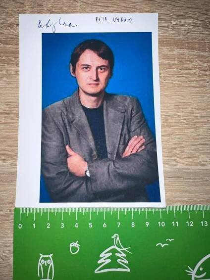 PETR VYDRA herec originál autogram s fotografií