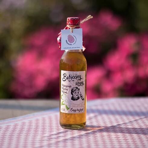 Černý bez květ – sirup 0,5l - Babiččiny sirupy
