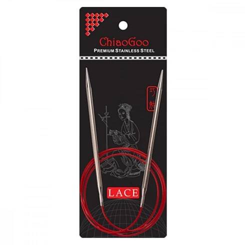 Jehlice kruhové pevné RED Lace ChiaoGoo