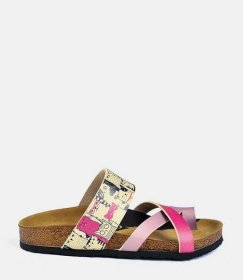 Calceo růžové pantofle Thong Sandals Cats | ZOOT.cz