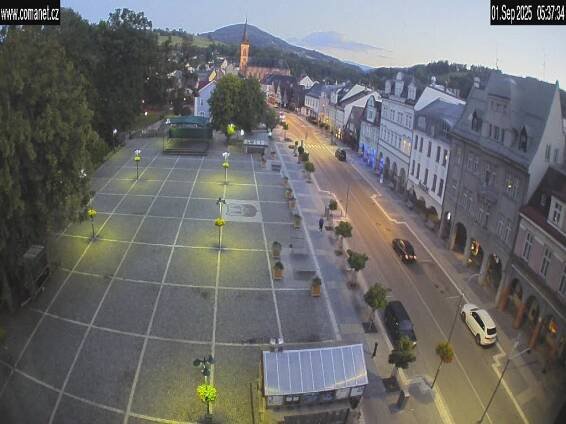 Webcam Vrchlabí - náměstí T.G.M. - 477 m n. m.