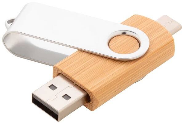BooSpin OTG USB flash disk, přírodní