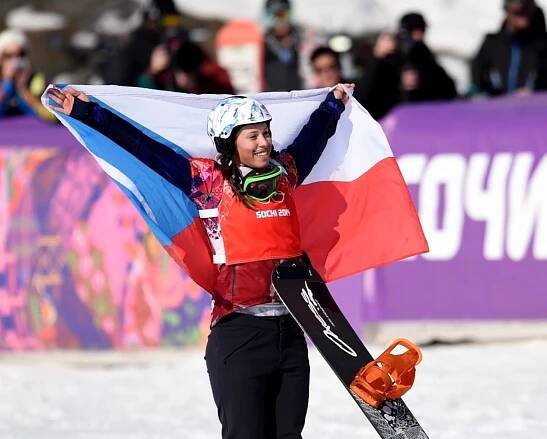 Eva Adamczyková po závodě