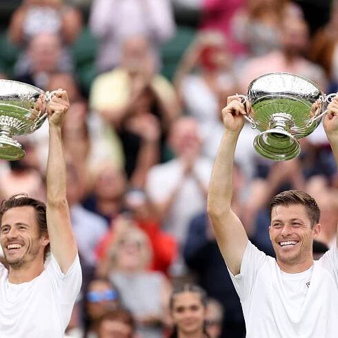 Neal Skupski rewards brother Ken’s travelling exploits with Wimbledon win