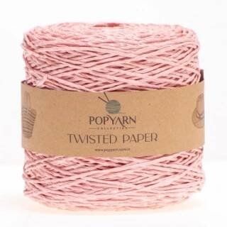 Popyarn papírová příze Twisted Paper B526 - růžová