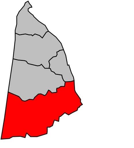 Kanton na mapě arrondissementu Lesparre-Médoc
