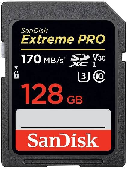 SanDisk Extreme PRO SDXC UHS-I 128GB 170MB/s