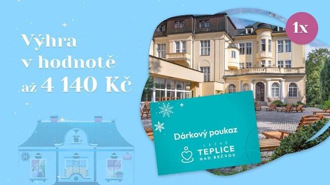 12 dní do Vánoc: Vyhrajte pobyt v lázních Teplice nad Bečvou - eMimino.cz