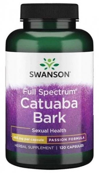 Swanson Full Spectrum Catuaba Bark na nervový systém a koncentraci 120 kapslí